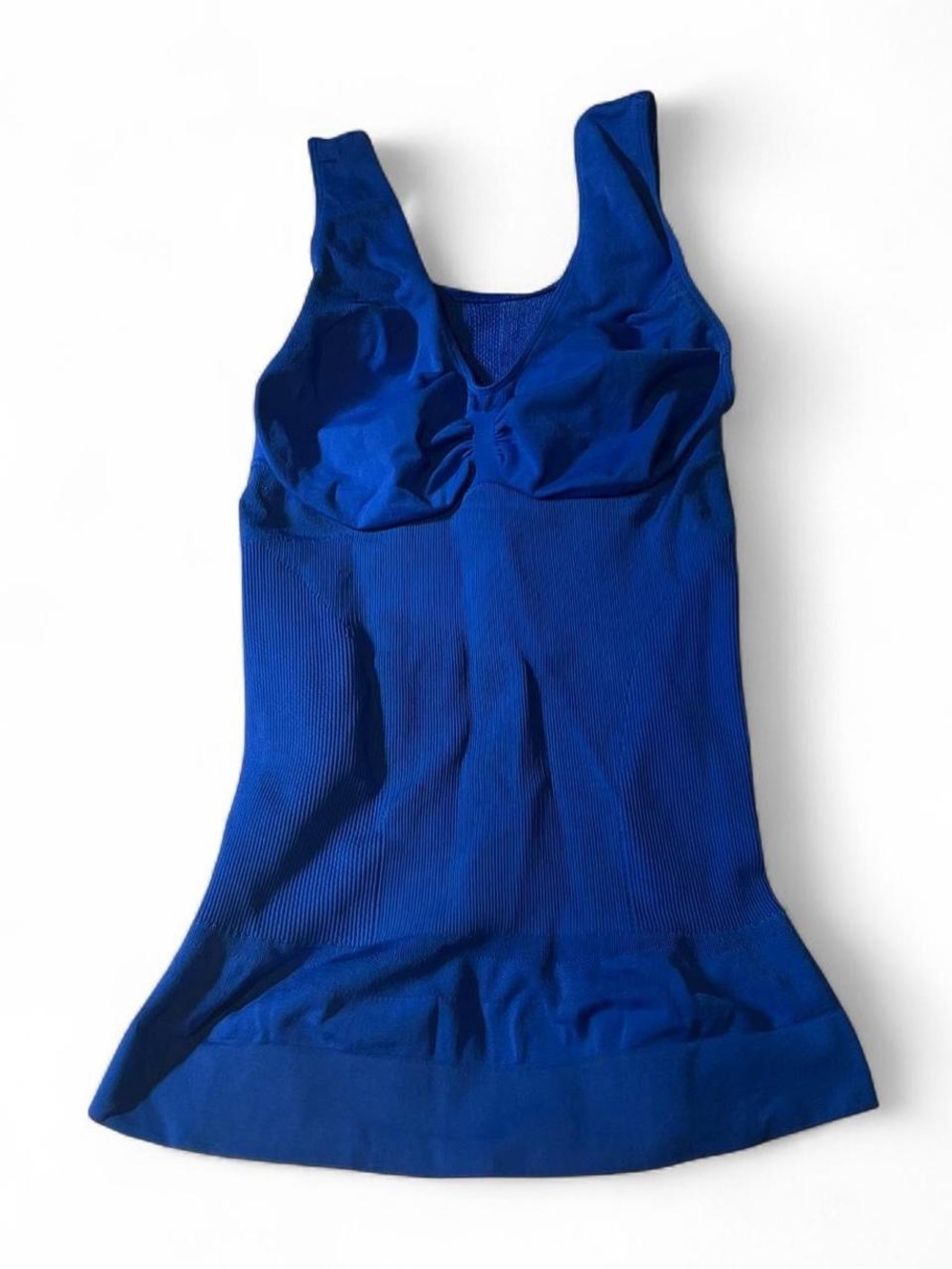 Blue Seamless Fitted Top